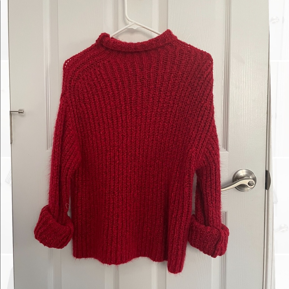 Red soft sweater NORDSTROM